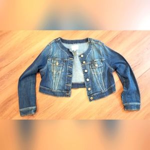 Torrid cropped jean jacket